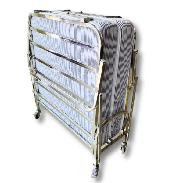 SteelX Rollaway Bed With 6 Inch Foam Mattress